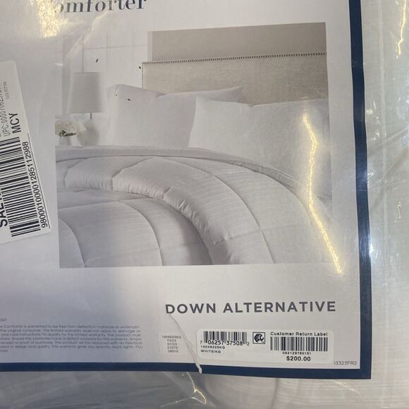 Charter Club Super Luxe 300 Thread Count Down Alternative Comforter, King - Picture 3 of 4